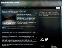 Tablet Screenshot of mtghosthunter.com